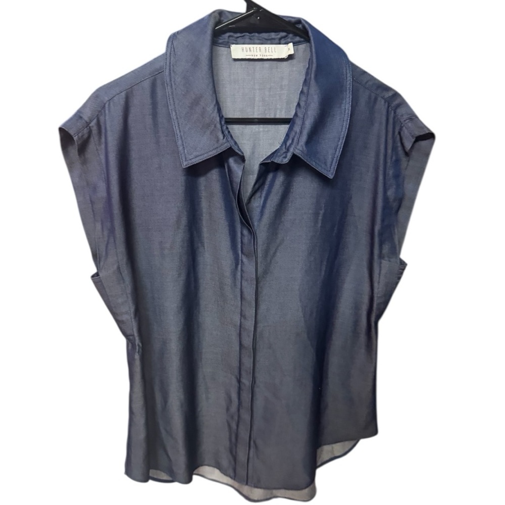 Hunter Bell Navy Button-Down Shirt